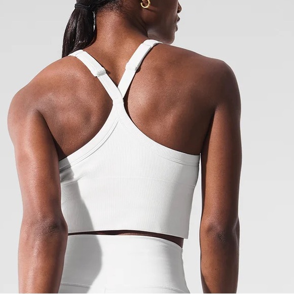 Alo Seamless Ribbed Favorite Bra Tank - Picture 8 of 10